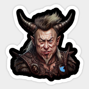 Portrait of Elon Musk (2022) Sticker